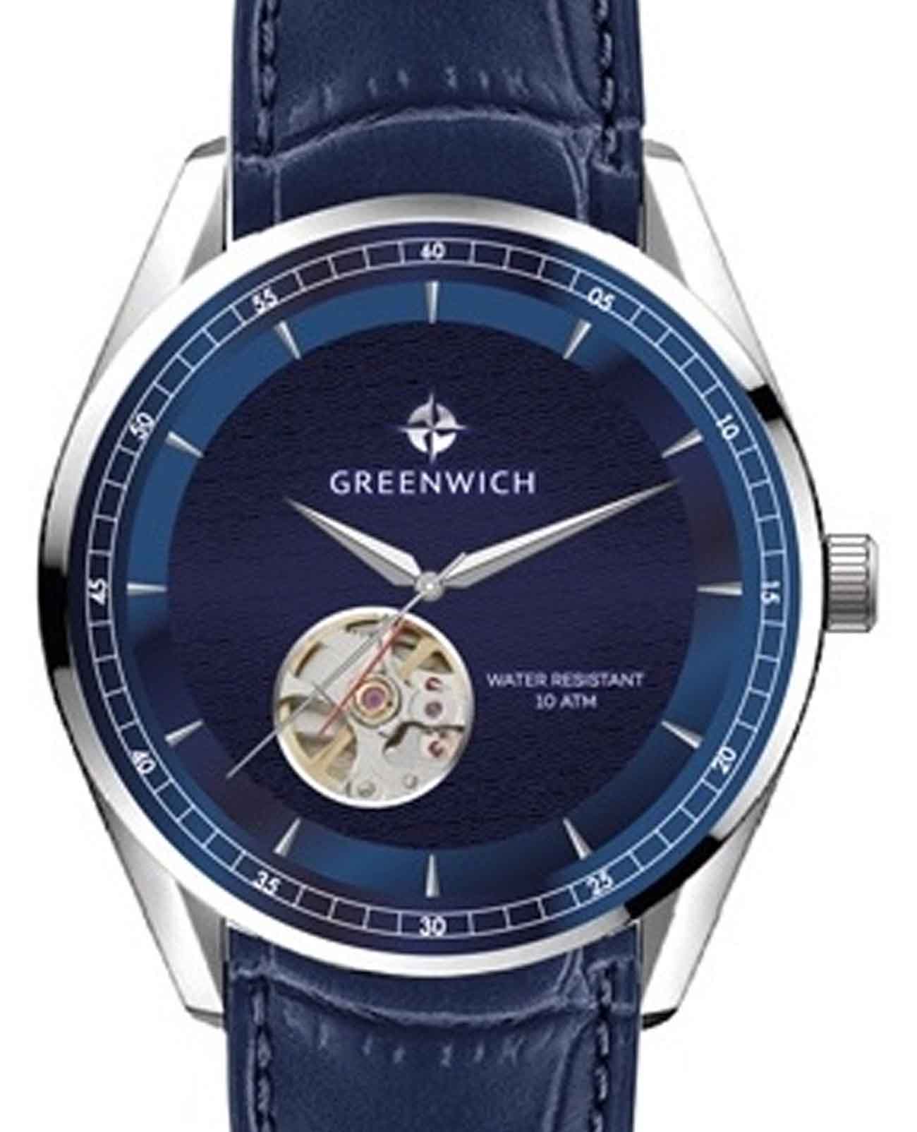 Greenwich Greenwich GW 075.16.36 , наручные мужские часы фото под углом